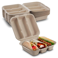 Taco Tray Takeout Box clamshell from DisposablesInc.com. The best import service in China. Import your disposable items and products from us.